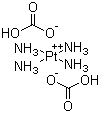 structure of CAS# 123439-82-7, Platinum tetrammine hydrogencarbonate;Tetraammineplatinum(II) hydrogencarbonate