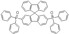 structure of CAS# 1234510-13-4, 2,7-Bis(diphenylphosphoryl)-9,9'-spirobi[fluorene]