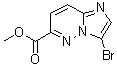 3-Bromoimidazo[1,2-b]pyridazine-6-carboxylic acid methyl ester molecular structure (CAS 1234616-07-9)