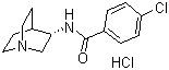 structure of CAS# 123464-89-1, PNU 282987;N-(3R)-1-Azabicyclo[2.2.2]oct-3-yl-4-chlorobenzamide hydrochloride