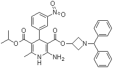 结构式 CAS# 123524-52-7, 阿折地平