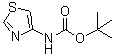 结构式 CAS# 1235406-42-4, 噻唑-4-基氨基甲酸叔丁酯