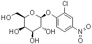 2-Chloro-4-nitrophenyl beta-D-galactopyranoside molecular structure (CAS 123706-60-5)
