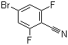结构式 CAS# 123843-67-4, 4-溴-2,6-二氟苯腈