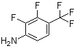 结构式 CAS# 123950-46-9, 2,3-二氟-4-(三氟甲基)苯胺