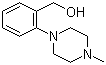 结构式 CAS# 123987-12-2, 2-(4-甲基-1-哌嗪)苄醇