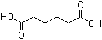 结构式 CAS# 124-04-9, 己二酸