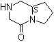 structure of CAS# 124072-84-0, (8aS)-Hexahydro-pyrrolo[1,2-a]pyrazin-4(1H)-one