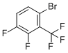 structure of CAS# 1242339-23-6, 6-Bromo-2,3-difluorobenzotrifluoride;1-bromo-3,4-difluoro-2-(trifluoromethyl)benzene