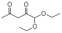 structure of CAS# 124237-06-5, 1,1-Diethoxy-2,4-pentanedione