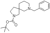 结构式 CAS# 1245649-93-7, 7-苄基-2,7-二氮杂螺[4.5]癸烷-2-羧酸叔丁酯