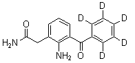 Nepafenac-d<sub>5</sub> molecular structure (CAS 1246814-53-8)