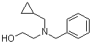 结构式 CAS# 1249321-20-7, 2-[(环丙基甲基)(苄基)氨基]乙醇