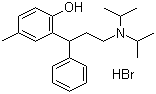 结构式 CAS# 124936-74-9, 2-[3-(二异丙胺基)-1-苯丙基l]-4-甲基苯酚