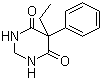 structure of CAS# 125-33-7, Primidone;2-Deoxyphenobarbital; 5-Phenyl-5-ethyl-hexahydropyrimidine-4,6-dione; 5-Ethyldihydro-5-phenyl-4,6(1H,5H)-pyrimidinedione