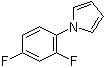 structure of CAS# 125126-63-8, 1-(2,4-Difluorophenyl)-1H-pyrrole