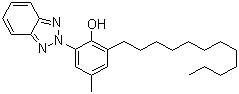 structure of CAS# 125304-04-3, 2-(2H-Benzothiazol-2-yl)-6-(dodecyl)-4-methylphenol;Light stabilizer UV-571