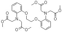 Tetramethyl 1,2-bis(2-aminophenoxy)ethane-N,N,N',N'-tetraacetate molecular structure (CAS 125367-34-2)