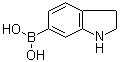 结构式 CAS# 1253912-15-0, (2,3-二氢-1H-吲哚-6-基)硼酸