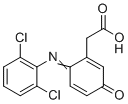 structure of CAS# 1254576-93-6, Diclofenac 2,5-Quinone Imine;5-Hydroxydiclofenac quinone imine