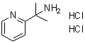 structure of CAS# 1256633-17-6, alpha,alpha-Dimethyl-2-pyridinemethanamine dihydrochloride