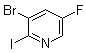 structure of CAS# 1256806-95-7, 3-Bromo-5-fluoro-2-iodopyridine