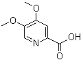 structure of CAS# 1256820-18-4, 4,5-Dimethoxy-2-pyridinecarboxylic acid;4,5-Dimethoxypicolinic acid