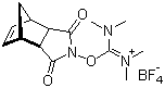 structure of CAS# 125700-73-4, 2-(5-Norborene-2,3-dicarboximido)-1,1,3,3-tetramethyluronium tetrafluoroborate;TNTU
