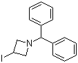 1-Diphenylmethyl-3-iodoazetidine molecular structure (CAS 125735-40-2)