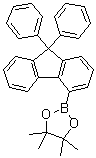 structure of CAS# 1259280-37-9, 9,9-Diphenyl-9H-fluoren-4-ylboronic acid pinacol ester