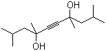 structure of CAS# 126-86-3, 2,4,7,9-Tetramethyl-5-decyne-4,7-diol