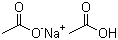 Sodium diacetate molecular structure (CAS 126-96-5)