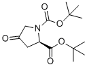 结构式 CAS# 1260591-66-9, (R)-二-叔-丁基4-氧代吡咯烷-1,2-二羧酸酯
