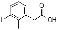 结构式 CAS# 1261554-90-8, 3-碘-2-甲基苯乙酸