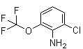 structure of CAS# 1261673-70-4, 2-Chloro-6-(trifluoromethoxy)benzenamine
