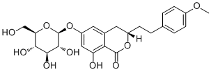 结构式 CAS# 126223-29-8, 仙鹤草内酯-6-O-葡萄糖甙