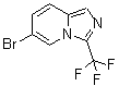 结构式 CAS# 1262619-64-6, 6-溴-3-(三氟甲基)咪唑并[1,5-a]吡啶