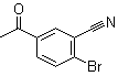 structure of CAS# 1263285-73-9, 5-Acetyl-2-bromobenzonitrile