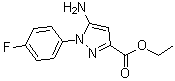 结构式 CAS# 1264046-99-2, 5-氨基-1-(4-氟苯基)-1H-吡唑-3-羧酸乙酯