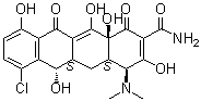 Demeclocycline molecular structure (CAS 127-33-3)