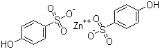 Zinc bis(4-hydroxybenzenesulfonate) molecular structure (CAS 127-82-2)