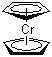 structure of CAS# 1271-24-5, Chromocene;Bis(eta(5)-cyclopentadienyl)chromium