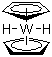 Bis(cyclopentadienyl)dihydrotungsten molecular structure (CAS 1271-33-6)