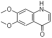 structure of CAS# 127285-54-5, 6,7-Dimethoxy-1H-quinolin-4-one;6,7-Dimethoxy-1,4-dihydro-4-quinolinone