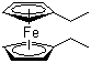 structure of CAS# 1273-97-8, 1,1'-Diethylferrocene;Bis(ethylcyclopentadienyl)iron