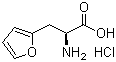 结构式 CAS# 127682-08-0, L-2-呋喃基丙氨酸盐酸盐