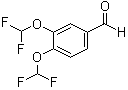 structure of CAS# 127842-54-0, 3,4-Bis(difluoromethoxy)benzaldehyde
