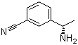 结构式 CAS# 127852-22-6, (S)-3-(1-氨基乙基)苯腈