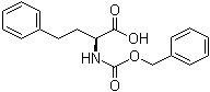 结构式 CAS# 127862-89-9, (alphaS)-alpha-[苄氧羰基氨基]苯丁酸