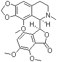结构式 CAS# 128-62-1, 那可汀; 纳可丁